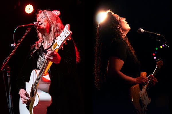 Liz Melendez and Caroline Aiken