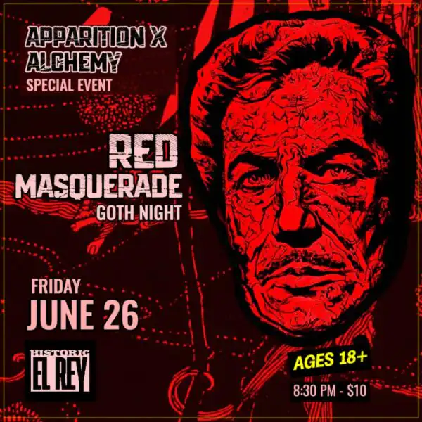 Red Masquerade Goth Night